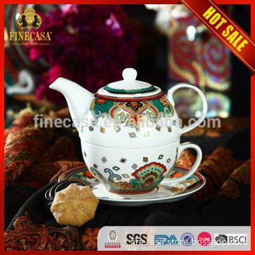 Luxury Fine New Bone China Ceramic Turkish Teapot
